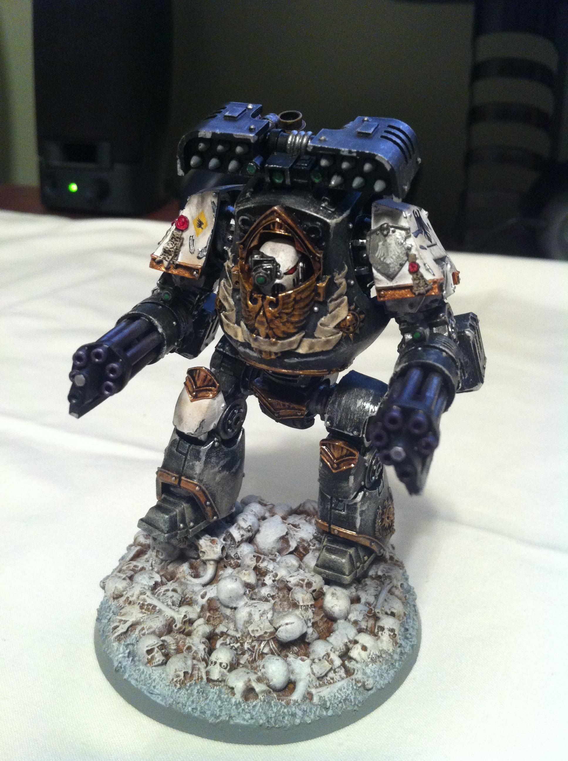 Chaplain Contemptor Dreadnought Forge World Raven Guard Space 